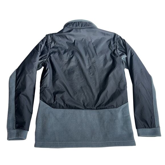 Columbia Sportswear Boys Full Zip Fleece Jacket Size XL Gray Blue Softshell Coat - Picture 2 of 12